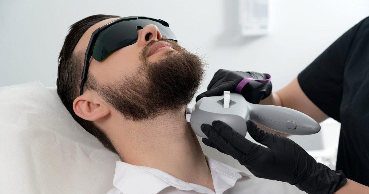 Beard Shaping with Laser Hair Removal for Men